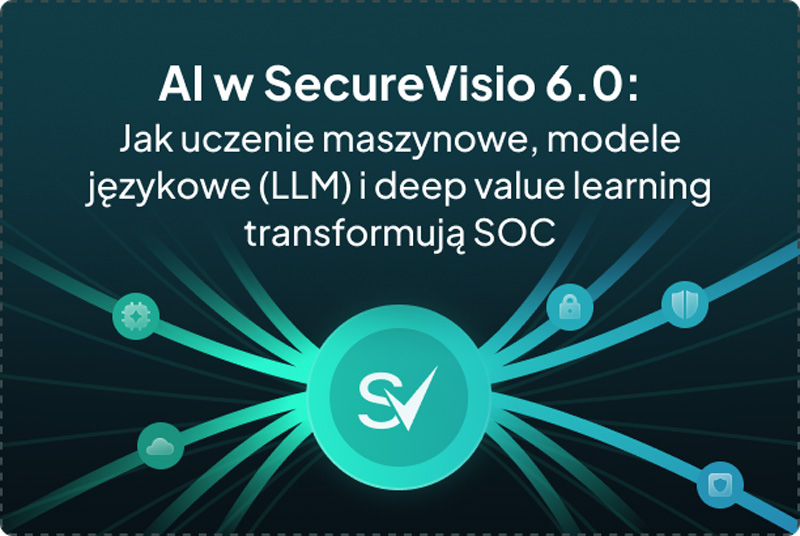 AI w SecureVisio 6.0: Jak uczenie maszynowe, modele językowe (LLM) i deep value learning transformują SOC