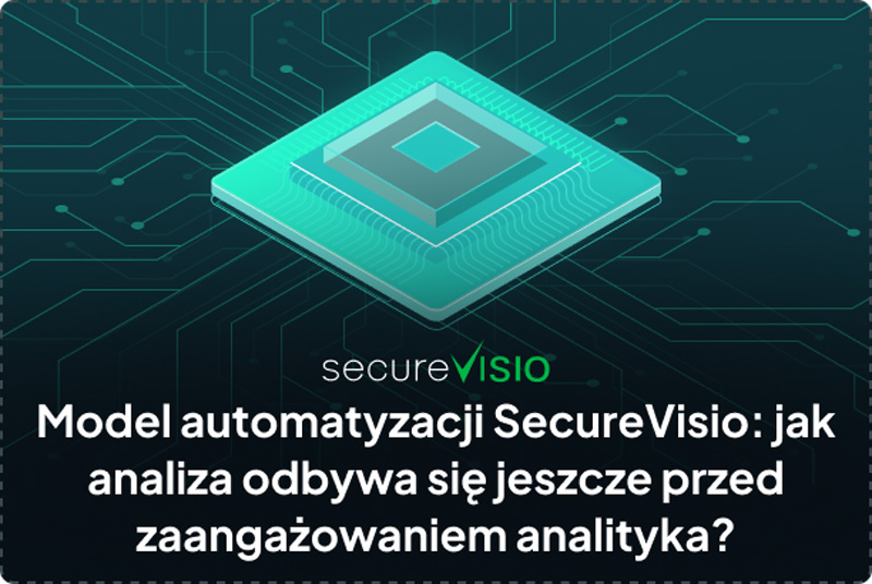 Model automatyzacji SecureVisio: Jak analiza odbywa się jeszcze przed zaangażowaniem analityka?