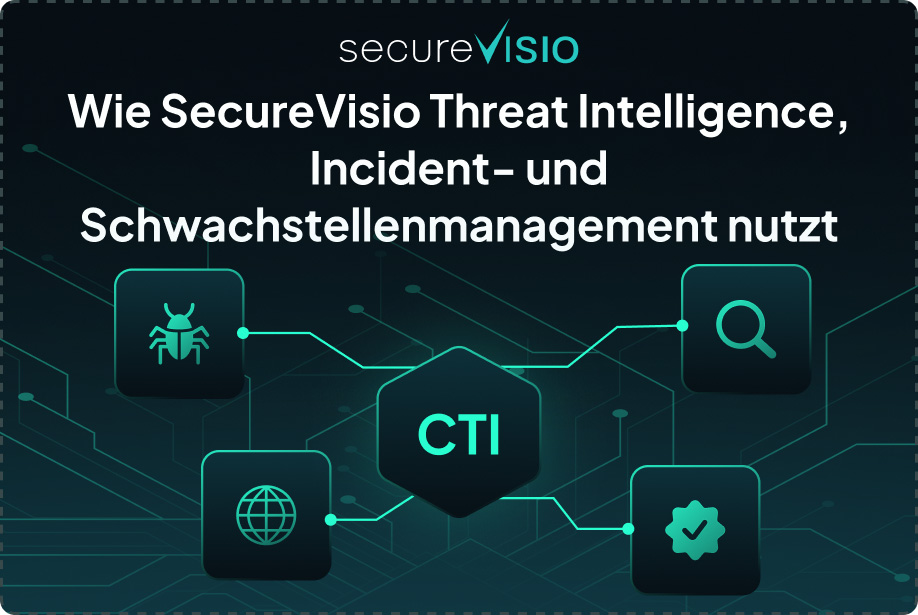 Wie SecureVisio Threat Intelligence, Incident- und Schwachstellenmanagement nutzt