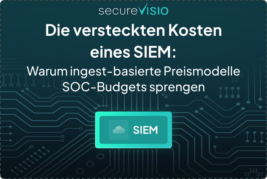 Die versteckten Kosten von SIEM: Warum Ingest-Preise SOC-Budgets sprengen