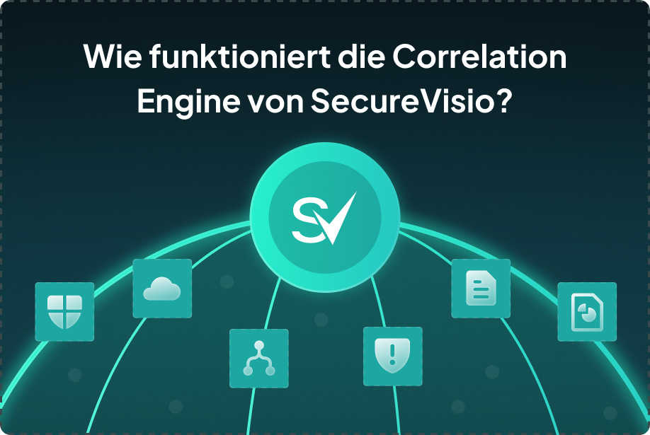Wie funktioniert die Correlation Engine von SecureVisio und welche Daten erfasst sie?